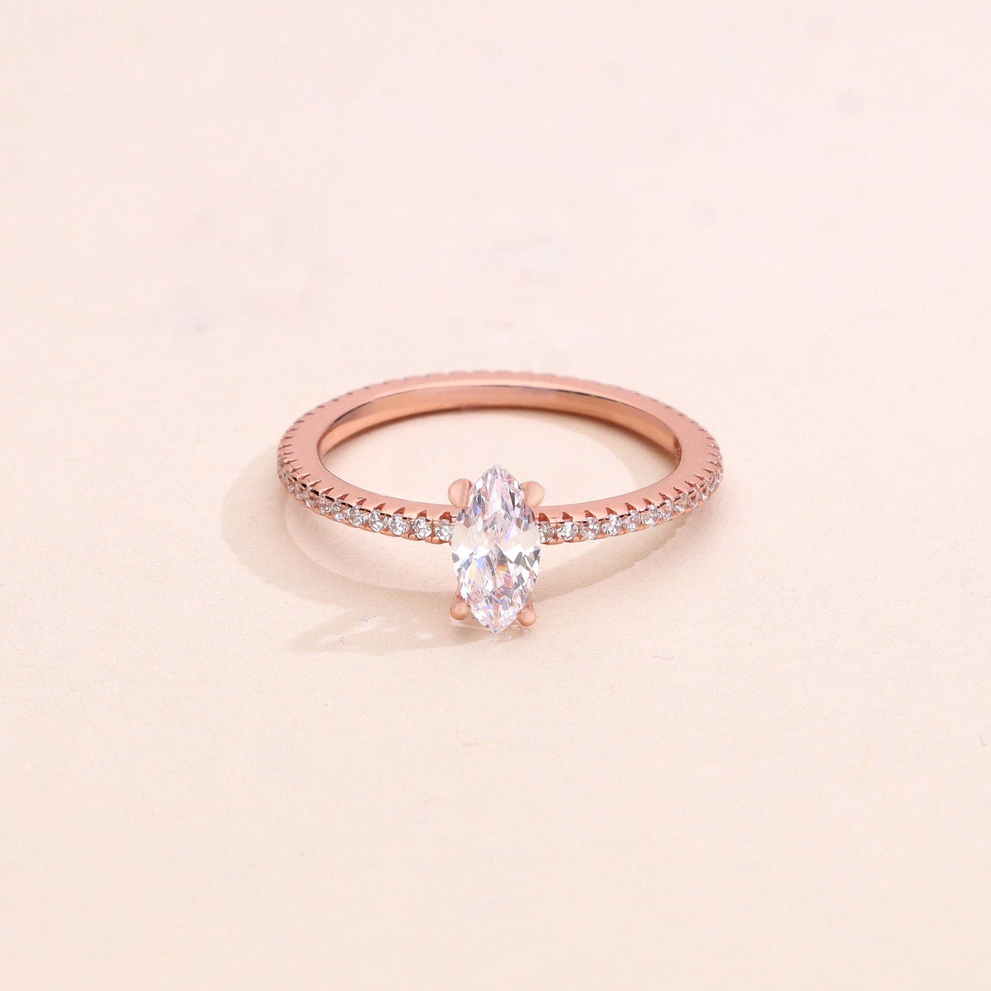 Marquise Solitaire Ring