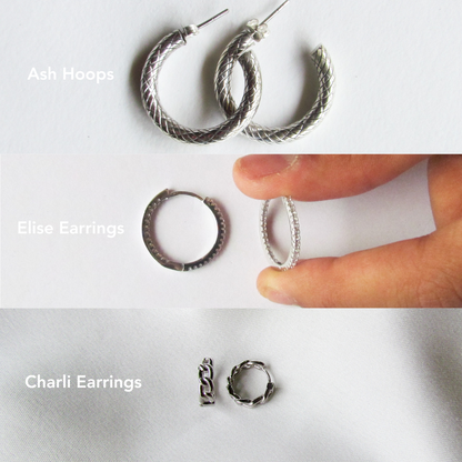 Mix and Match Silver Ear Stack