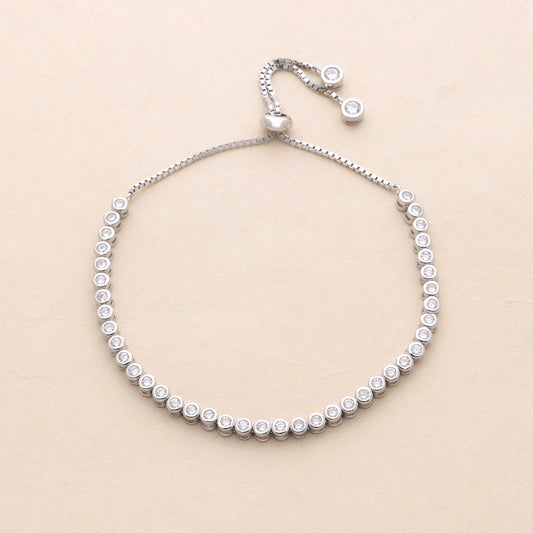 Bezel Tennis Bracelet