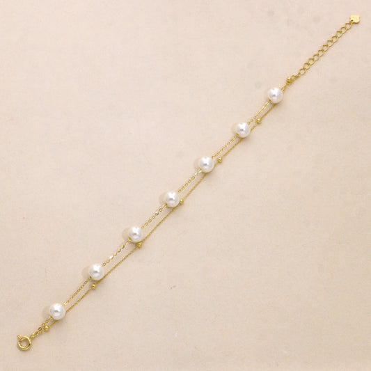 Perle Layered Bracelet