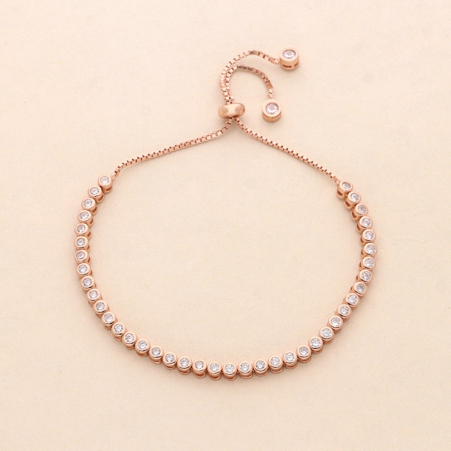 Bezel Tennis Bracelet