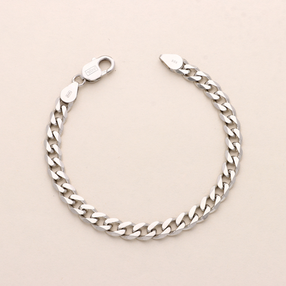 Flat Curb Chain Bracelet