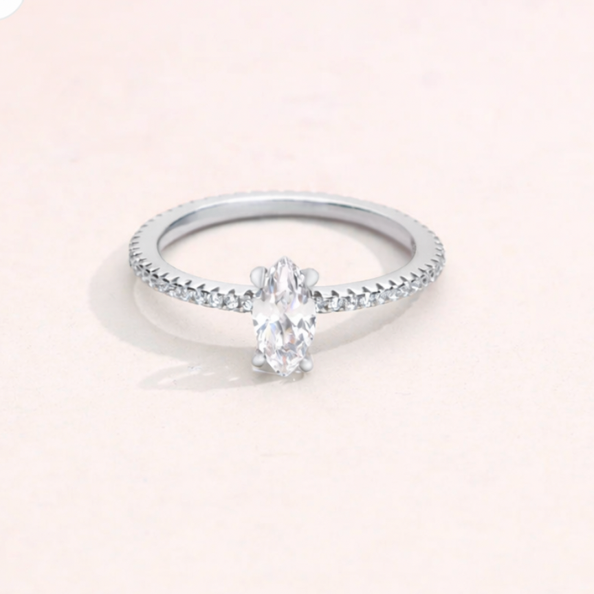 Marquise Solitaire Ring