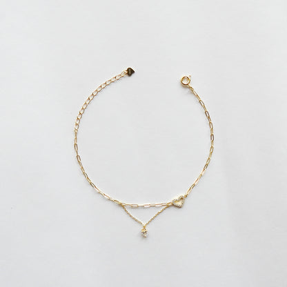 Lyla Heart Bracelet