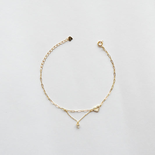 Lyla Heart Bracelet