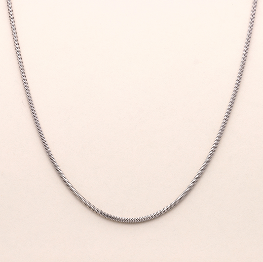 Rounded Snake Chain Necklace