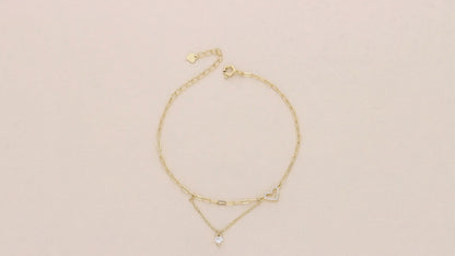 Lyla Heart Bracelet