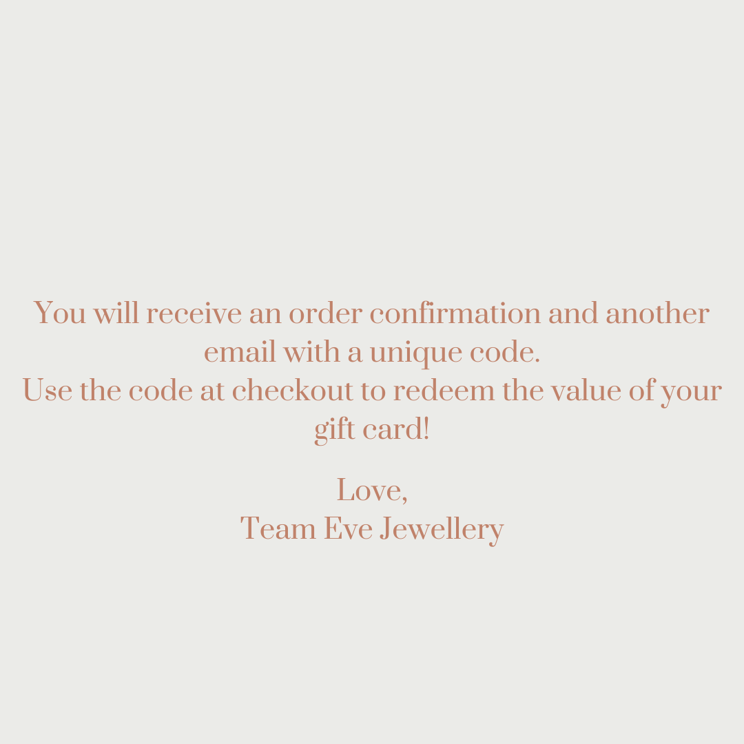 Eve Jewellery E-Gift Card