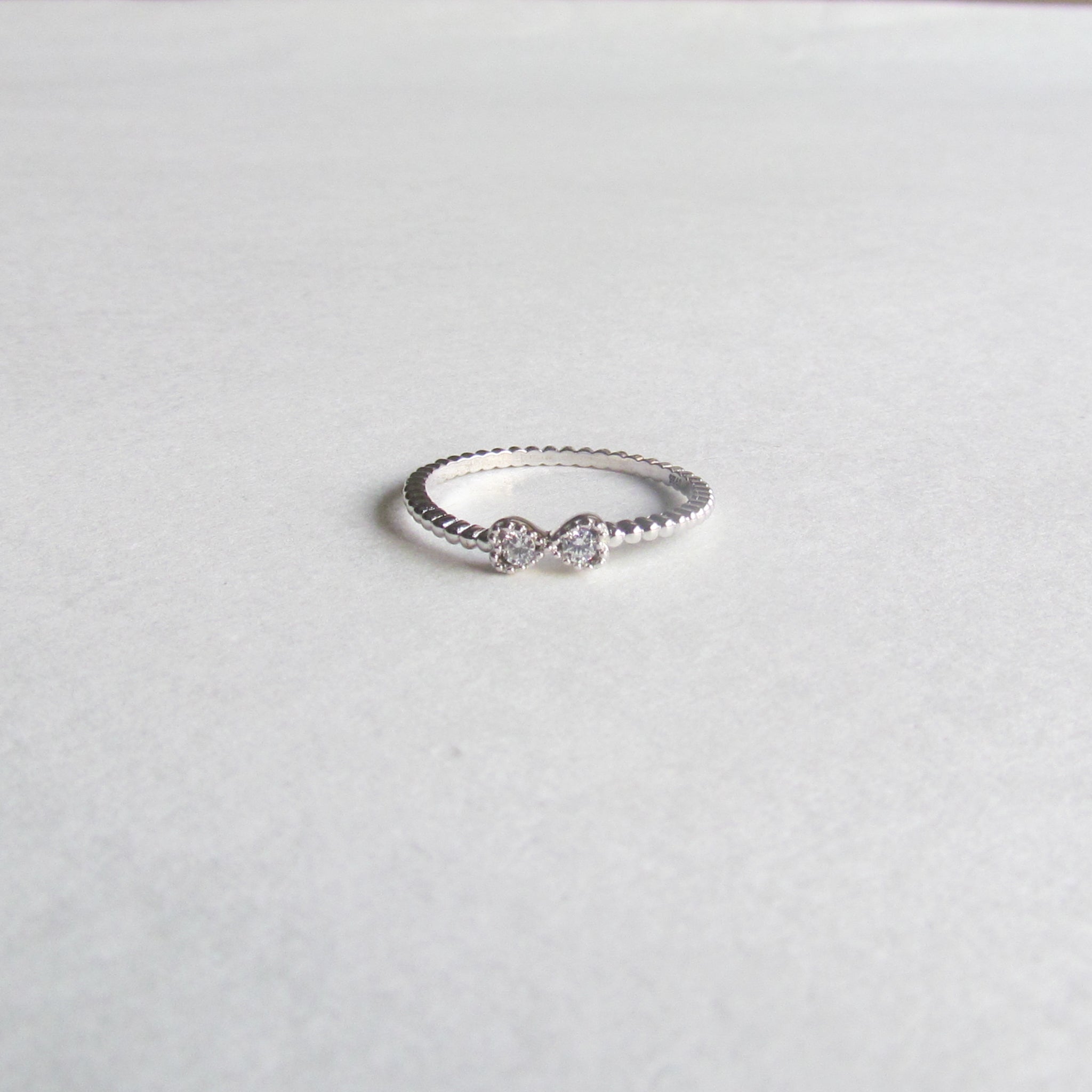 Interlocking Twisted Diamond Engagement Ring Setting Platinum (0.80 ct)