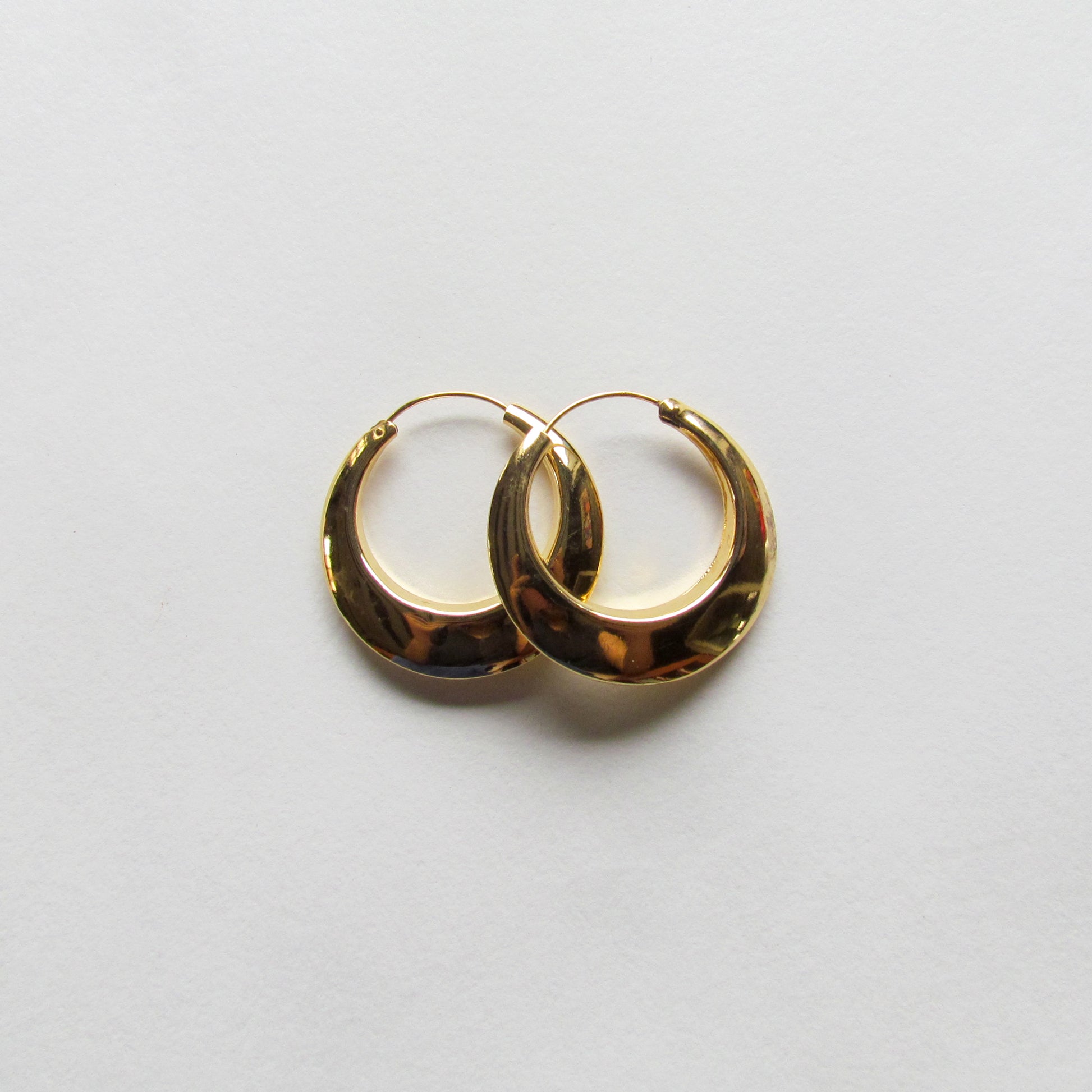 Michelle Gold Hoops - Eve Jewellery