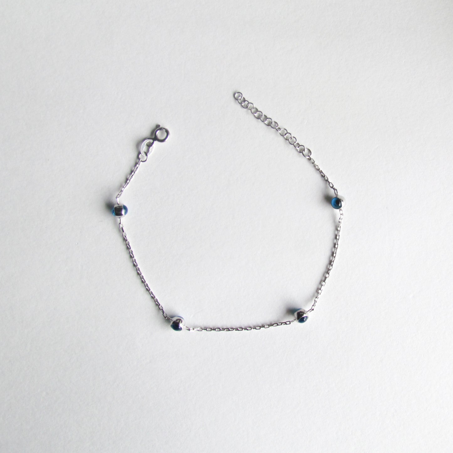 Ruby Evil Eye Bracelet