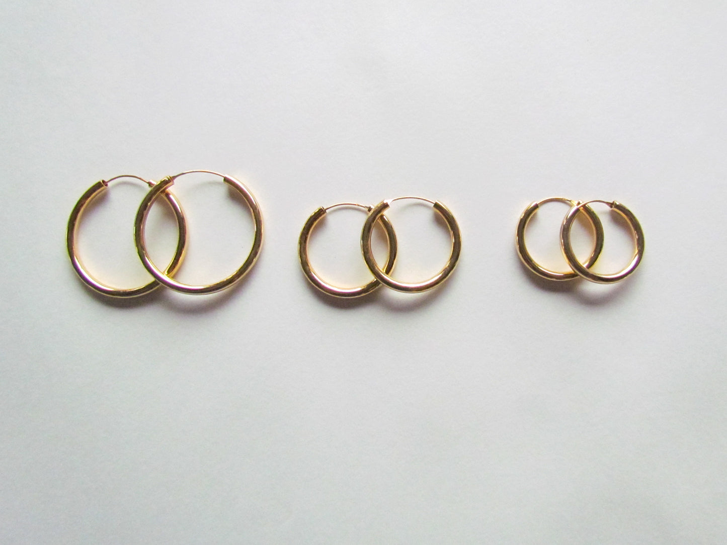 Tia Gold Hoops - Eve Jewellery